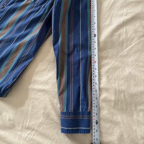 Poplin & Co. Nautical Stripe Peached-Cotton Shirt - Picture 5 of 8